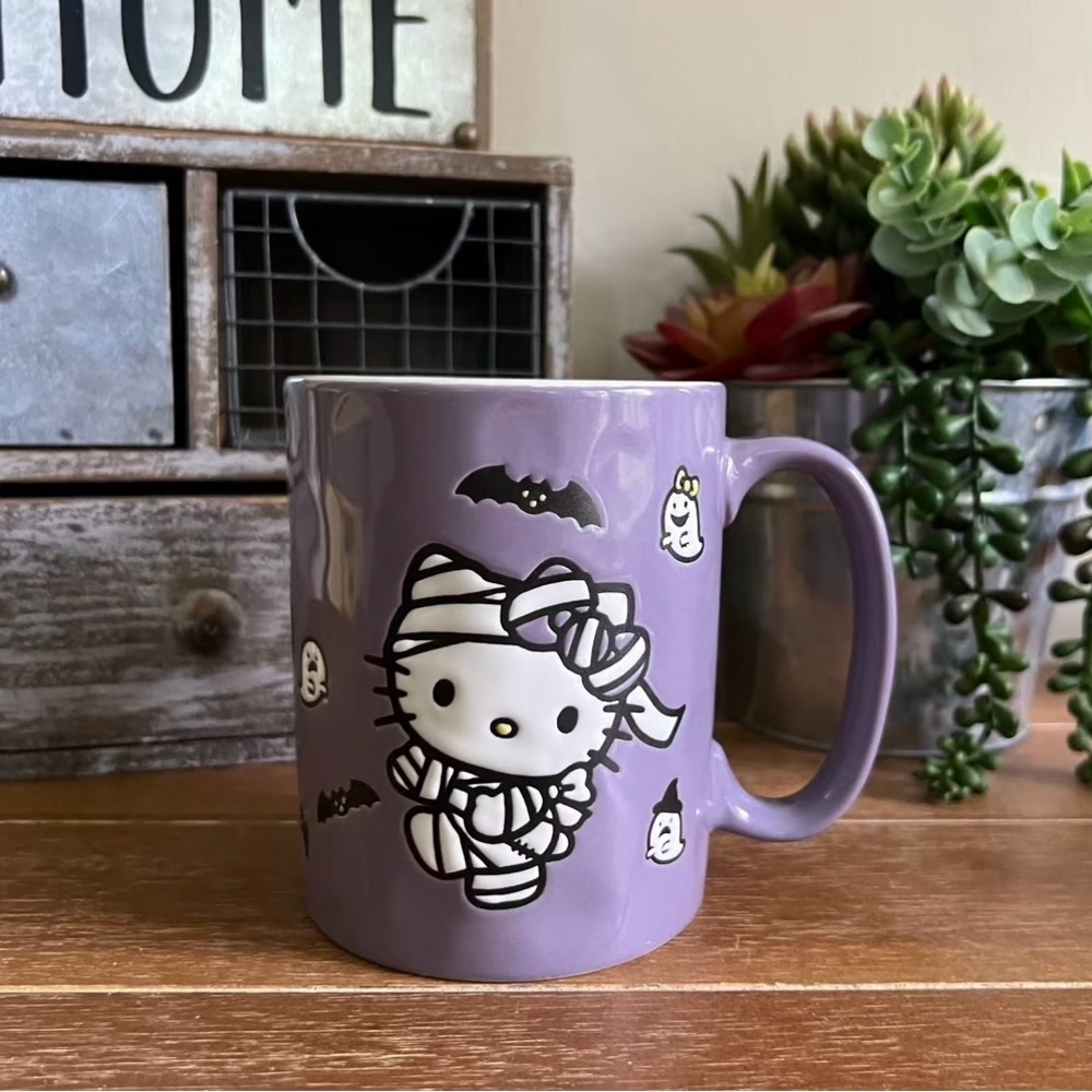 New Purple Halloween Hello Kitty Mummy Ceramic Mug